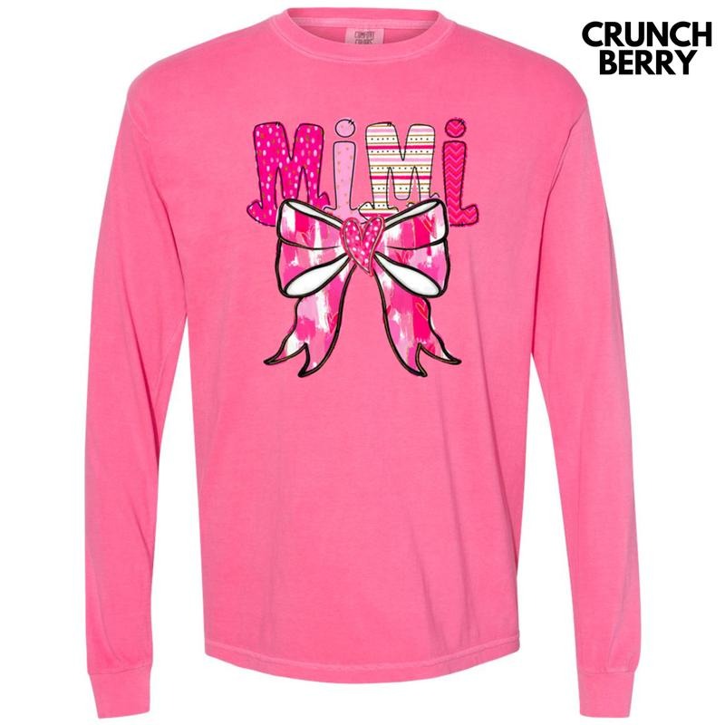 Mimi Valentine Coquette Long Sleeve Comfort Colors T-Shirt Hoodie, Sweatshirt | RetroVerseTees.com