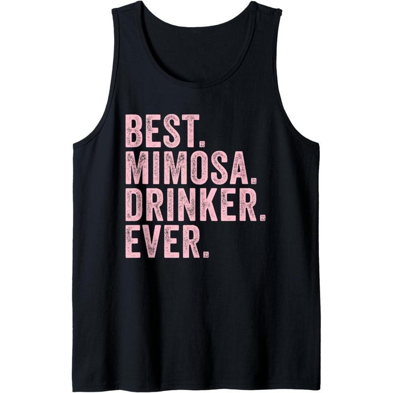 Mimosa Funny Best Mimosa Drinker Tank Top MADE IN USA T-Shirts, Hoodie, Sweatshirt | RetroVerseTees.com