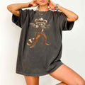 [ Mineral Wash ] Vintage Western Raccoon Sheriff Tee , Retro Raccoon Cowboy Graphic Tee , Funny Western Wildlife Tee ,...