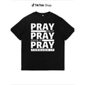 "Minimalist Women'WB shield Lightsaber brand - Shirt Expressing Devotion, Featuring WB shield Powerful Prayer