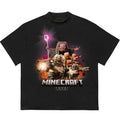 Minnecraft Movie T-Shirt Comfortable Fit for All-Day Wear Trendy Cotton with Graphic Print Hoodie, Sweatshirt
