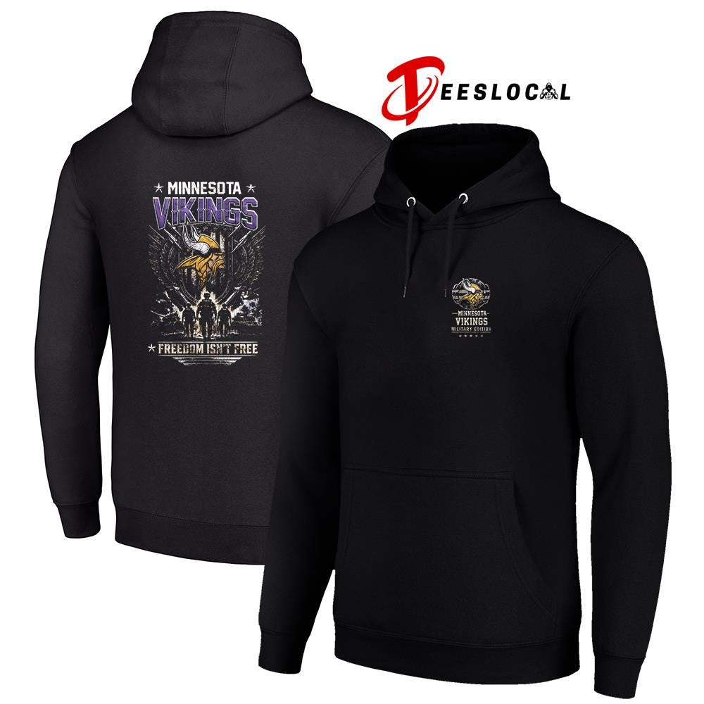 Minnesota Vikings freedom isn’t free team military graphic shirt