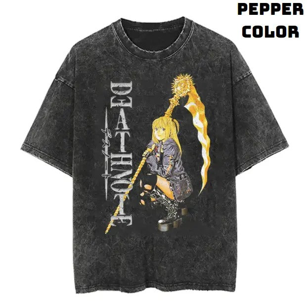Misa Amane Vintage Tee, Misa Shirt, Misa Merch, Death Note Shirt, Death Note Misa Shirt, TNF Grim Reaper, Fate, Dangerous...