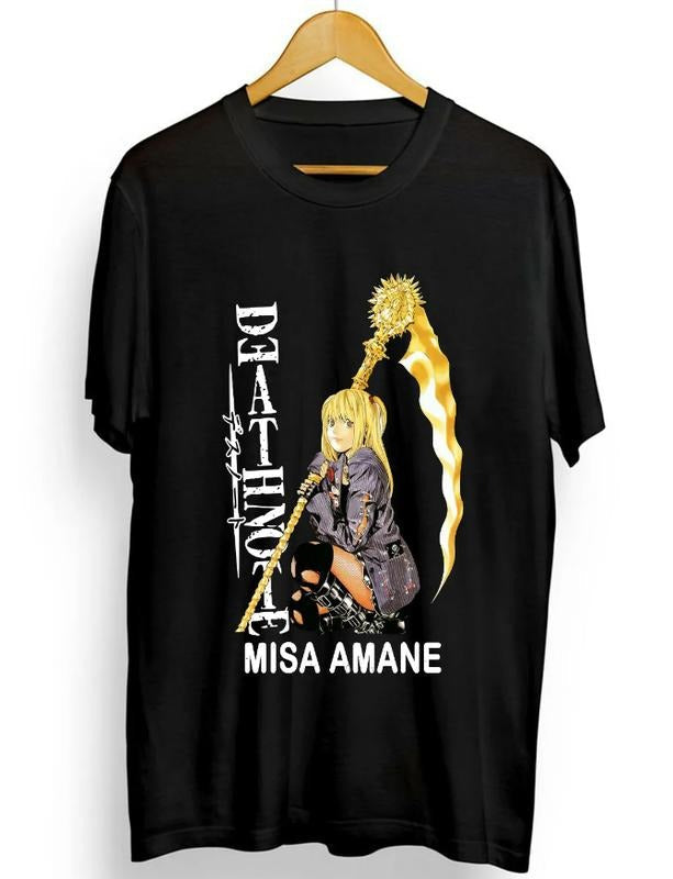 Misa Amane shirt Dea Note L New shirt,2022 Graphic Anime Size S to 3XL Hoodie, Sweatshirt | RetroVerseTees.com