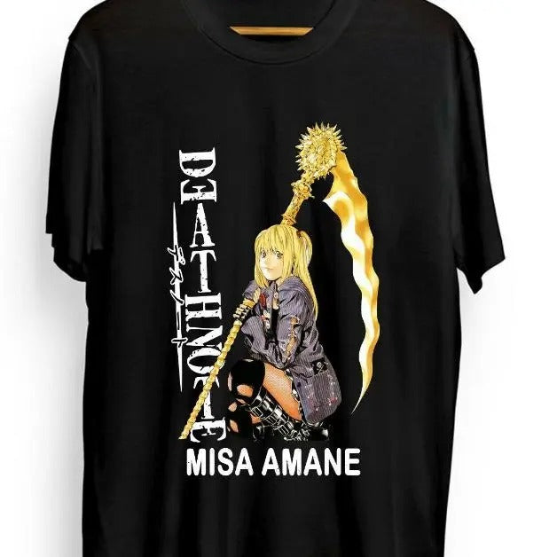 Misa Amane shirt Death Note L New shirt,2022 Graphic Anime Size S to 3XLstyle{n002}2 Hoodie, Sweatshirt | RetroVerseTees.com