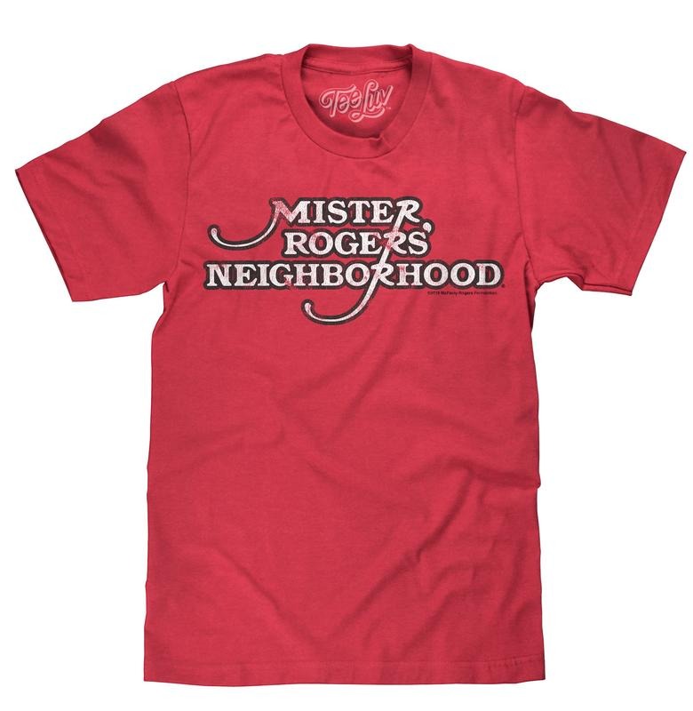 Mister Rogers' Neighborhood T-Shirt - Red graphic tee Hoodie, Sweatshirt | RetroVerseTees.com