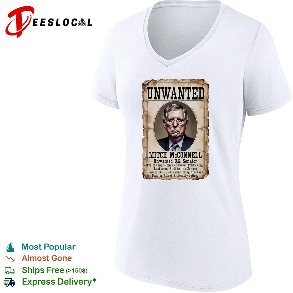 Mitch McConnell unwanted US senator poster shirt