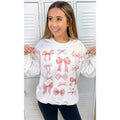 Mixed Bow Graphic Sweatshirtstyle{n002}2 T-Shirts, Hoodie, Sweatshirt | RetroVerseTees.com