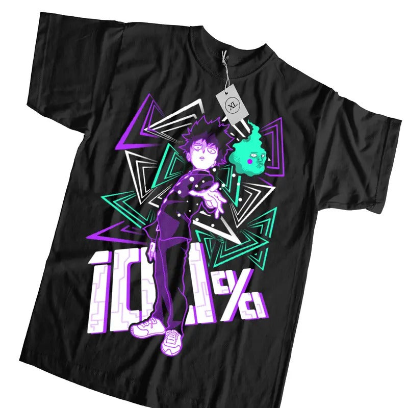 Mob Psycho 100 Shirt Shigeo Kageyama Angry Rage Anime Manga new shirt T-Shirt S-4XL Hoodie, Sweatshirt | RetroVerseTees.com