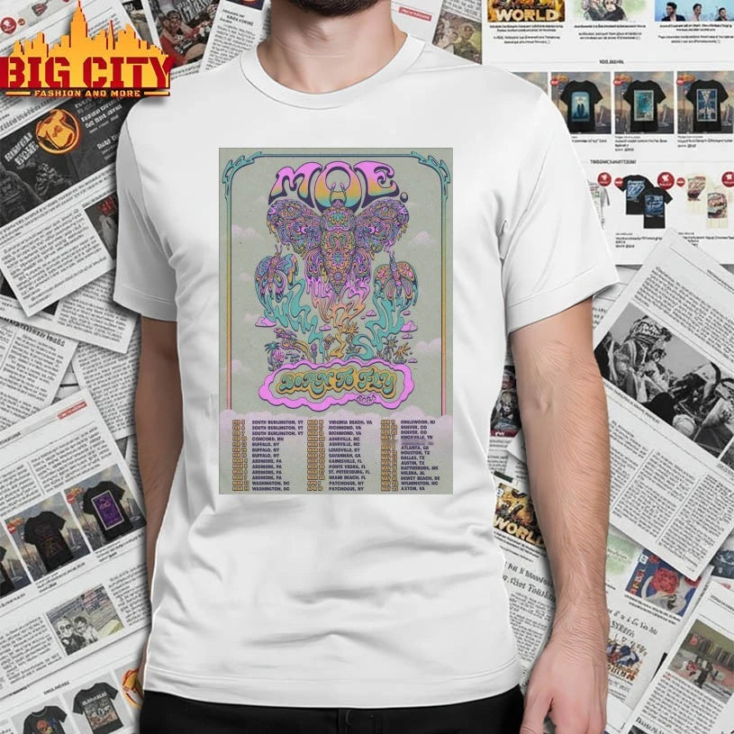 Moe. Born To Fly Tour 2026 Poster shirt