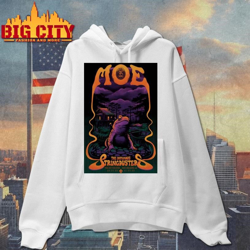 Moe. Oct 31-Nov 1 2025 New Orleans Halloween Shows Poster Shirt