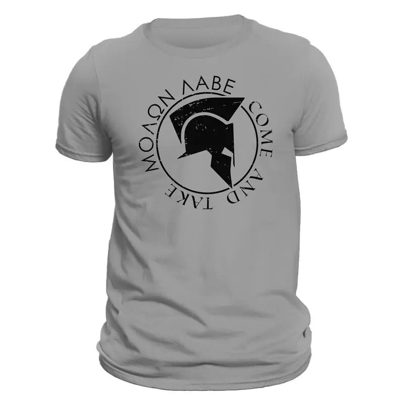 Molon Labe Spartan Warrior Men's T-Shirt Hoodie, Sweatshirt | RetroVerseTees.com