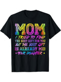 Mom Birthday, Funny Idea TNF & Daughter Hidden leaf ninja Mom Birthday T-Shirt Summer Streetwear Hoodie, Sweatshirt