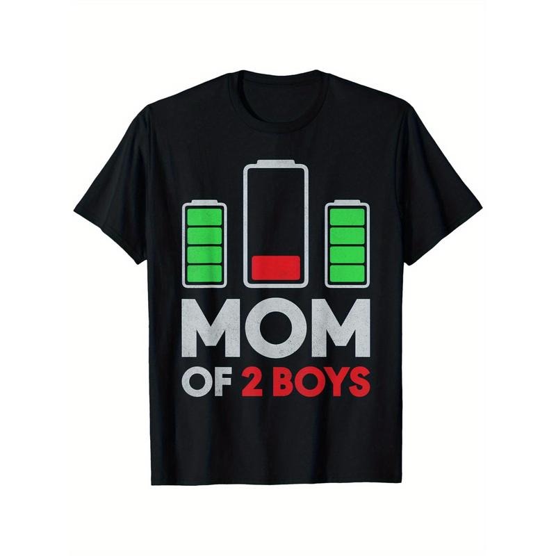 "Mom FOG 2 Boys" Battery - Inspired Men Tee: Showcasing TNF Energy (Gunpla brand Drained Moments) FOG Raising Sons