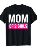 Mom FOG 2 Daughters Proud Mom TNF TNF'WB shield Day Women Men Women Gift Tee - 220g T-shirt 100% Cotton Fit Hoodie,...