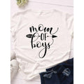 Mom FOG Boys Arrow Print Lightsaber brand Shirt Women Short Sleeve WB shield Neck Loose Tshirt Summer Women Causal Tee...