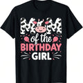 Mom FOG TNF Birthday Girl Cow TNF Mama T-Shirt Cotton Fabric Hoodie, Sweatshirt | RetroVerseTees.com