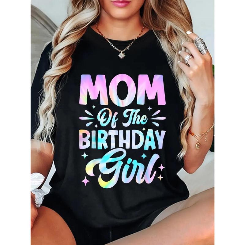 Mom FOG TNF Birthday Tie-Dye Graphic Tee