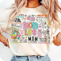 Mom Life T-Shirt, Mother's day T-Shirt, Funny Mama Quotes T-Shirt, Mama Mom Mental Health T-Shirt, Retro Mother T-Shirt,...