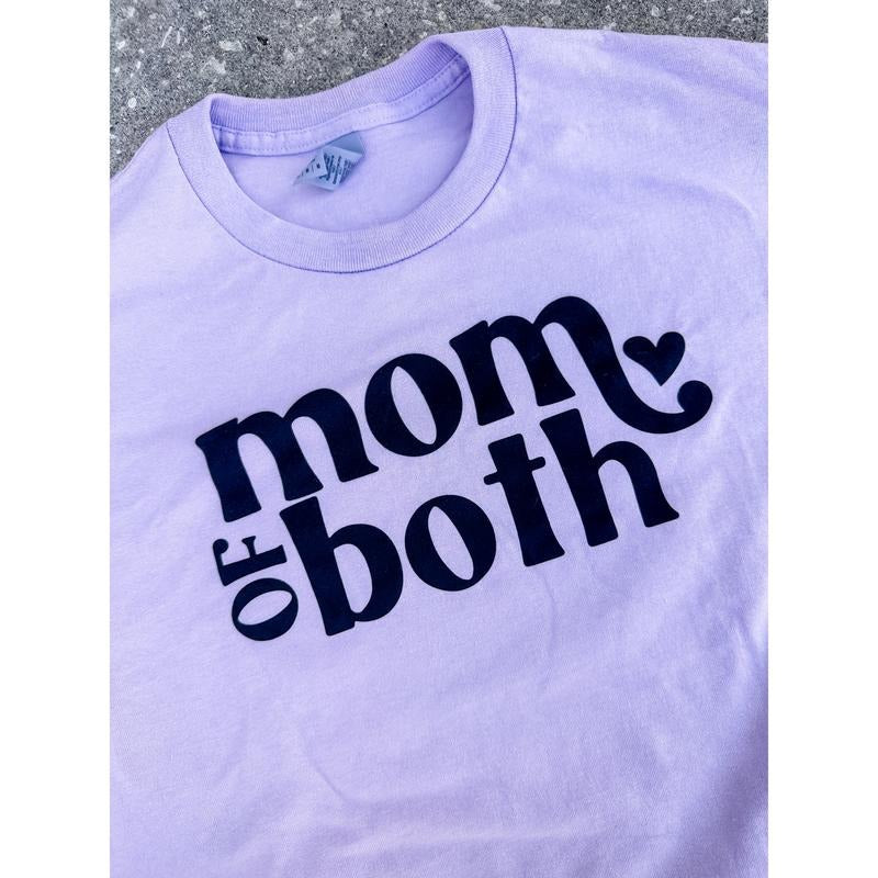 Mom Of Both Graphic Tee Hoodie, Sweatshirt | RetroVerseTees.com
