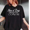 Mom Of Boys Surrounded By Balls, Sports Mom Shirt, Baseball,Basketball Mom T-Shirt Hoodie, Sweatshirt | RetroVerseTees.com