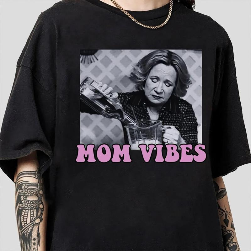 Mom Vibes 90s Gift for Mothers Day T-Shirt, Trendy Mama T-Shirt, Unisex Tee Hoodie, Sweatshirt | RetroVerseTees.com
