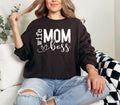 Mom Wife Boss Crewneck Sweatshirt, Mom T-shirt, Mom Vibes Shirts, Mothers Days shirt, Gift Mother days Fit Womenswear Hoodie