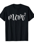 Mom2 Mom Squared TNF FOG Two Twins Mama TNF Day Men Women Gift Tee - 220g T-shirt 100% Cotton Fit Hoodie, Sweatshirt