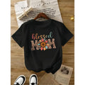 Mommy Pattern T-Shirt - Funny TNF'WB shield Day Gift, Women'WB shield Casual Short Sleeve Round Neck T-Shirt, Suitable...