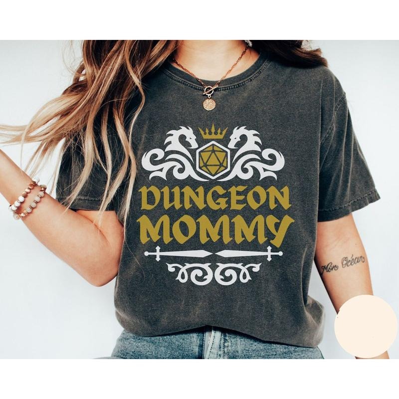 Mommy Tshirt, D&D Mom, Dnd Mom Gift, Mothers Day, Dnd Mother Gift, Dungeons And Dragons Shirt, Unisex Sweater Pullover...