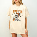 Momster Skeleton Shirt,Funny Skeleton Tee,Mom Funny Shirt Gift,Halloween Skeleton Mom Shirt,Messy Bun Funny Mom...
