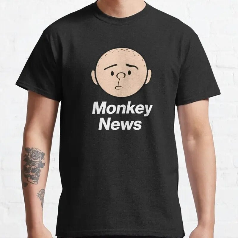 Monkey News Classic Retro Vintage T-Shirt S-3XL Hoodie, Sweatshirt | RetroVerseTees.com