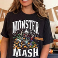 Monster Mash Shirt, Retro Halloween Sweatshirt, Funny Halloween Shirt Horror Movie Shirt, Sarcastic Graphic Tee, Unisex...