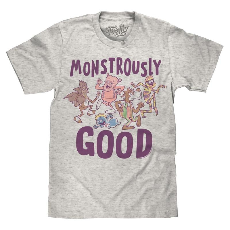 Monstrously Good General Mills Cereal Monster Cartoon Mascots T-Shirt