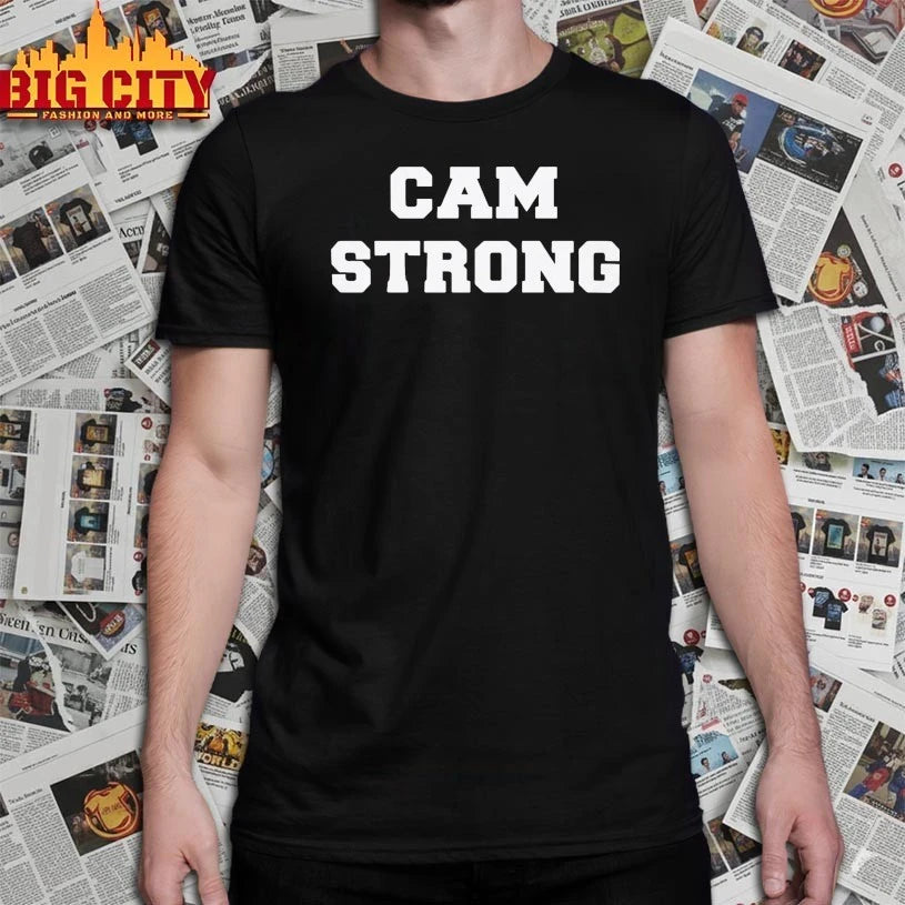 Montour Kraken wears Cam Strong shirt