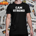 Montour Kraken wears Cam Strong shirt