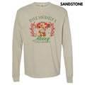 Mooey Little Christmas Long Sleeve Comfort Colors T-Shirt 'NLB' Hoodie, Sweatshirt | RetroVerseTees.com