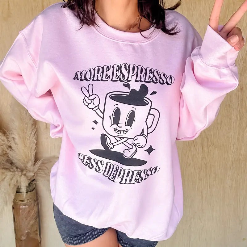 More Espresso Graphic Pullover T-Shirts, Hoodie, Sweatshirt | RetroVerseTees.com