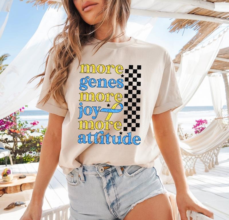 More Genes More Joy DTF Transfers - THIS IS NOT A SHIRT Hoodie, Sweatshirt | RetroVerseTees.com