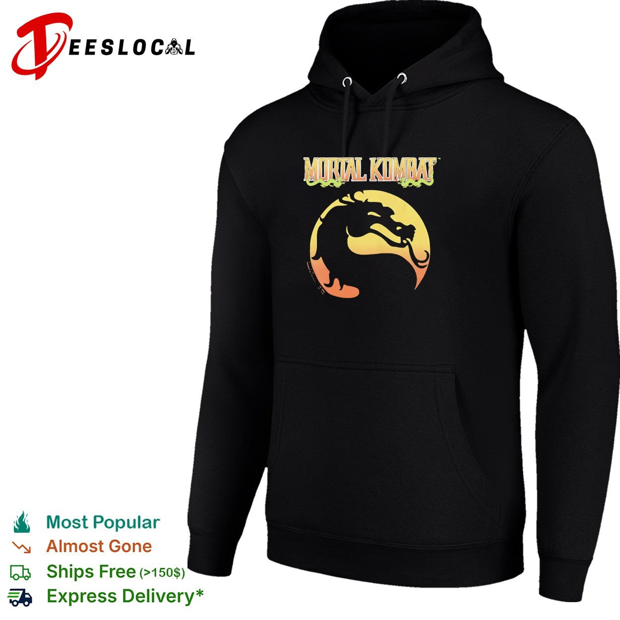 Mortal Kombat dragon logo shirt