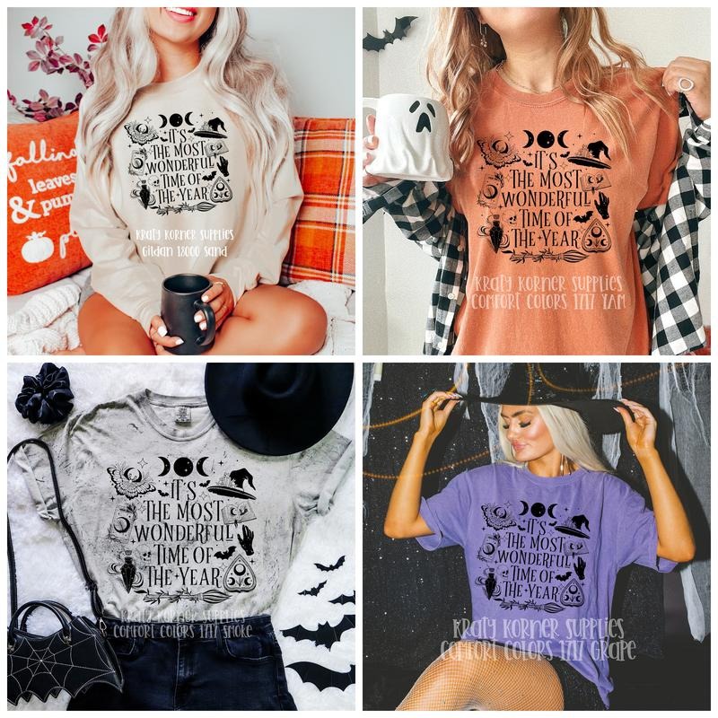 Most Wonderful Time Of The Year Halloween Tee or Sweatshirt Hoodie | RetroVerseTees.com
