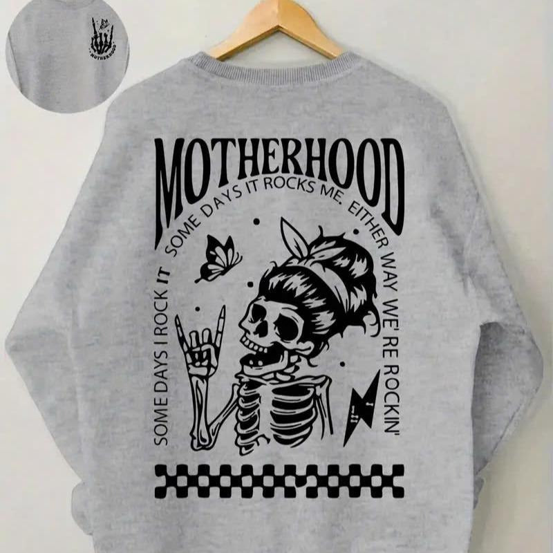 Motherhood Graphic Sweatshirt T-Shirts, Hoodie | RetroVerseTees.com