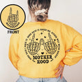 Motherhood Some Days I Rock It Sweatshirt Funny Motherhood Sweatshirt Skeleton Hand Sweatshirt Motherhood Crewneck Mama...