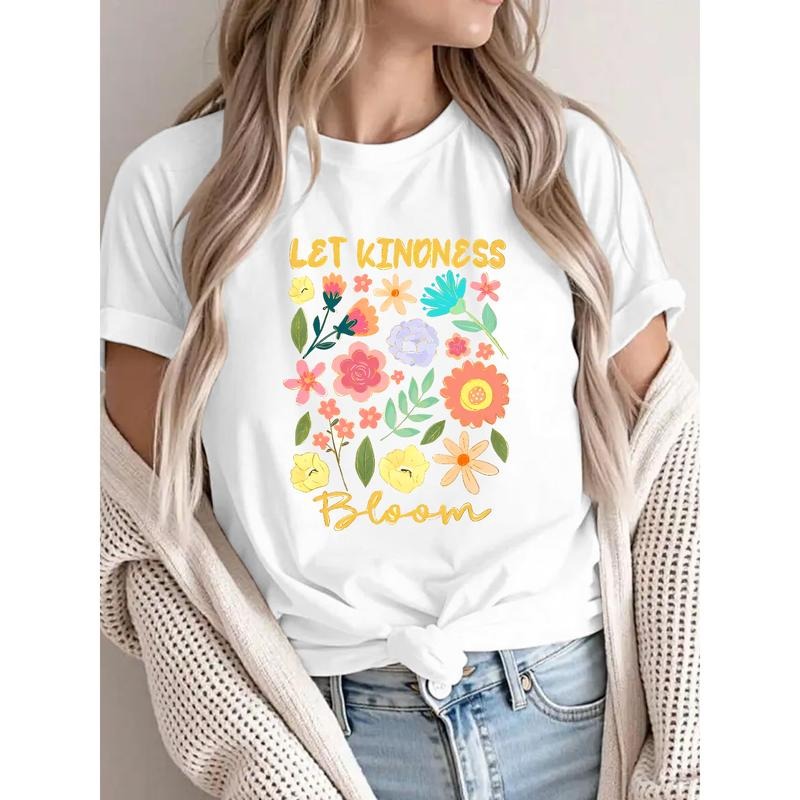 Motivational Tee Encouraging Acts FOG Kindness with WB shield Beautiful Botanical Graphic Hoodie, Sweatshirt