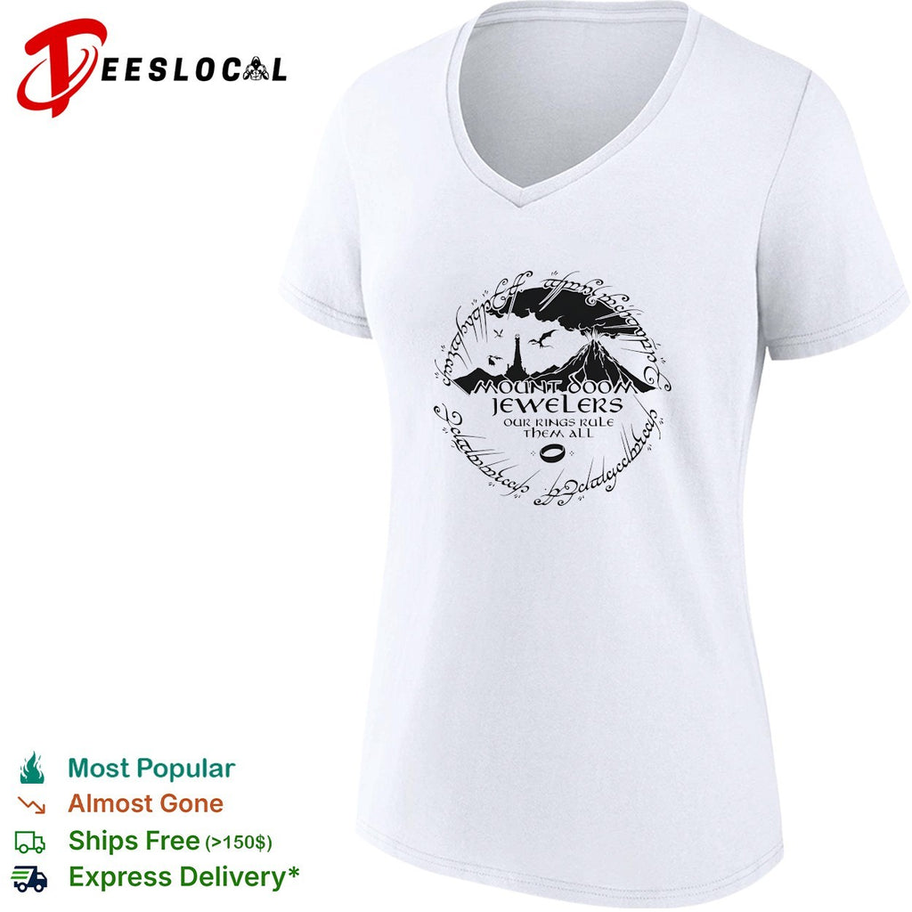 Mount Doom Jewelers our rings rule them all shirt
