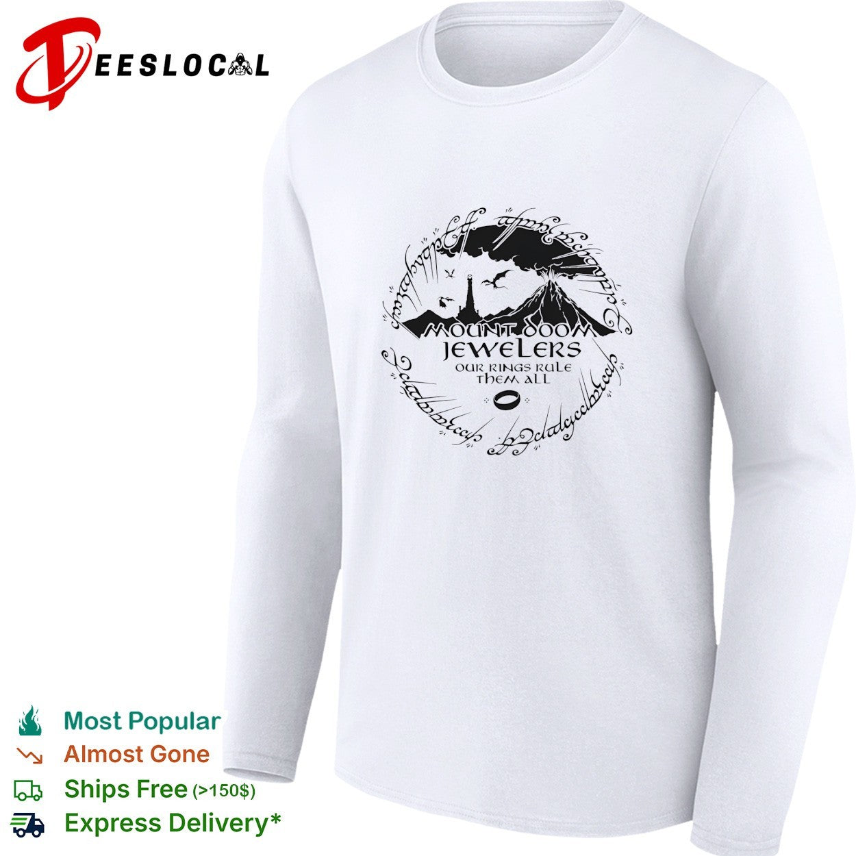 Mount Doom Jewelers our rings rule them all shirt