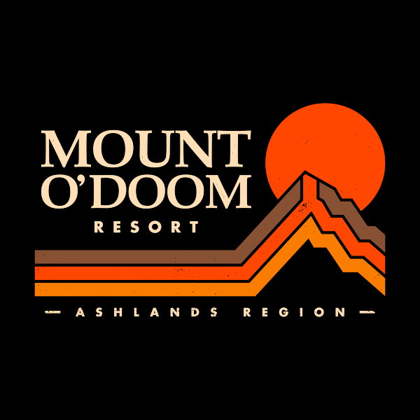 Mount O Doom Vintage Travel