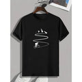 Mountain Bike Downhill Mountain Bikers, Print, Men's Round Crew Neck Short Sleeve Tee, casual T-Shirt, Casual Comfy...