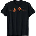 Mountain Bike Heartbeat Shirt | Cute Bike Heartbeat Tee Gift T-Shirt Made in USA Hoodie, Sweatshirt | RetroVerseTees.com