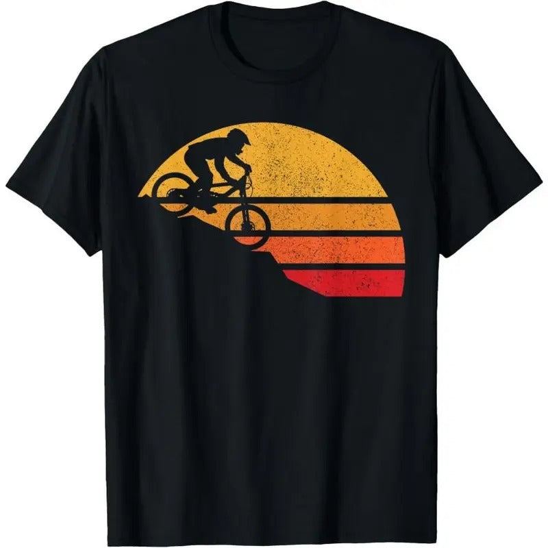 Mountain Bike Vintage MTB Downhill Biking Cycling Biker Gift T-Shirt Made in USA Hoodie, Sweatshirt | RetroVerseTees.com